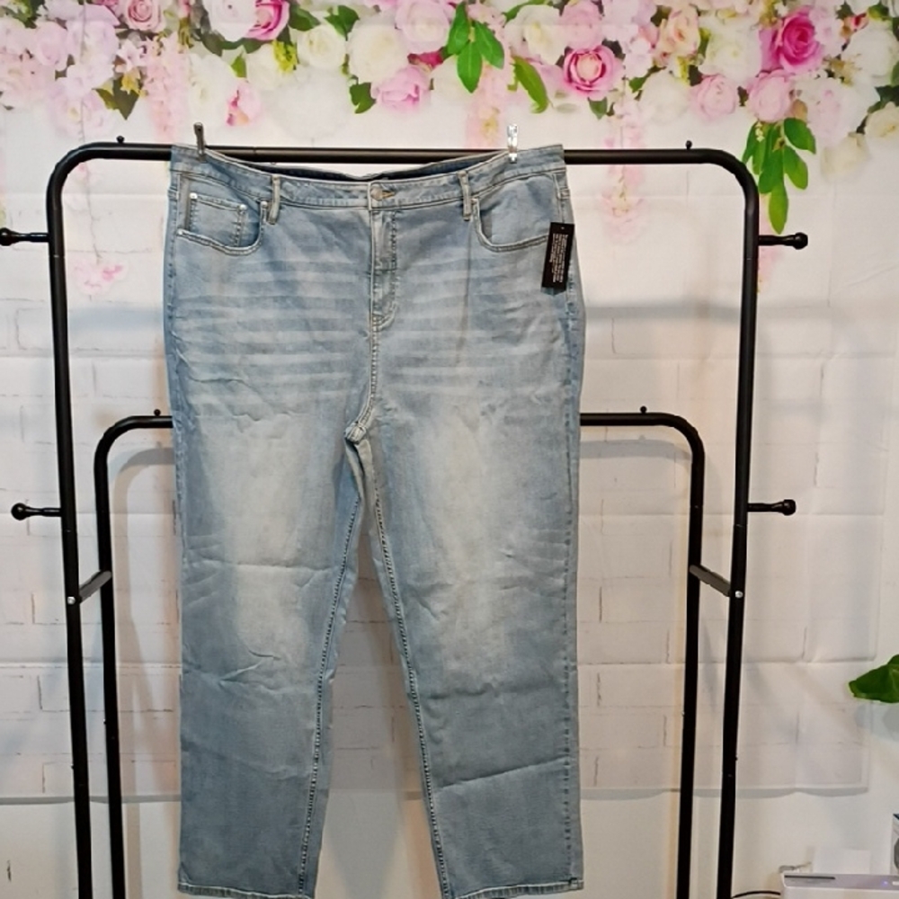 Candace Cameron Bure Blue Straight Leg Jeans